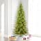 7.5ft. Pre-Lit Slim Balsam Spruce Artificial Christmas Tree, Warm White Low Voltage LED Lights